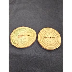 MACALLAN Collectible Wooden Coasters- SET OF 2